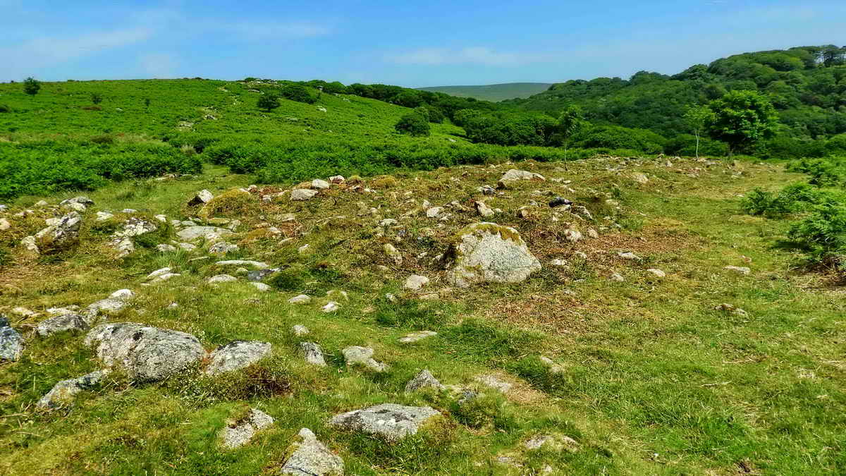 Looking along the structure
