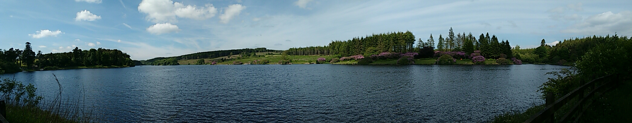 Landscape of Kennick Reservoir