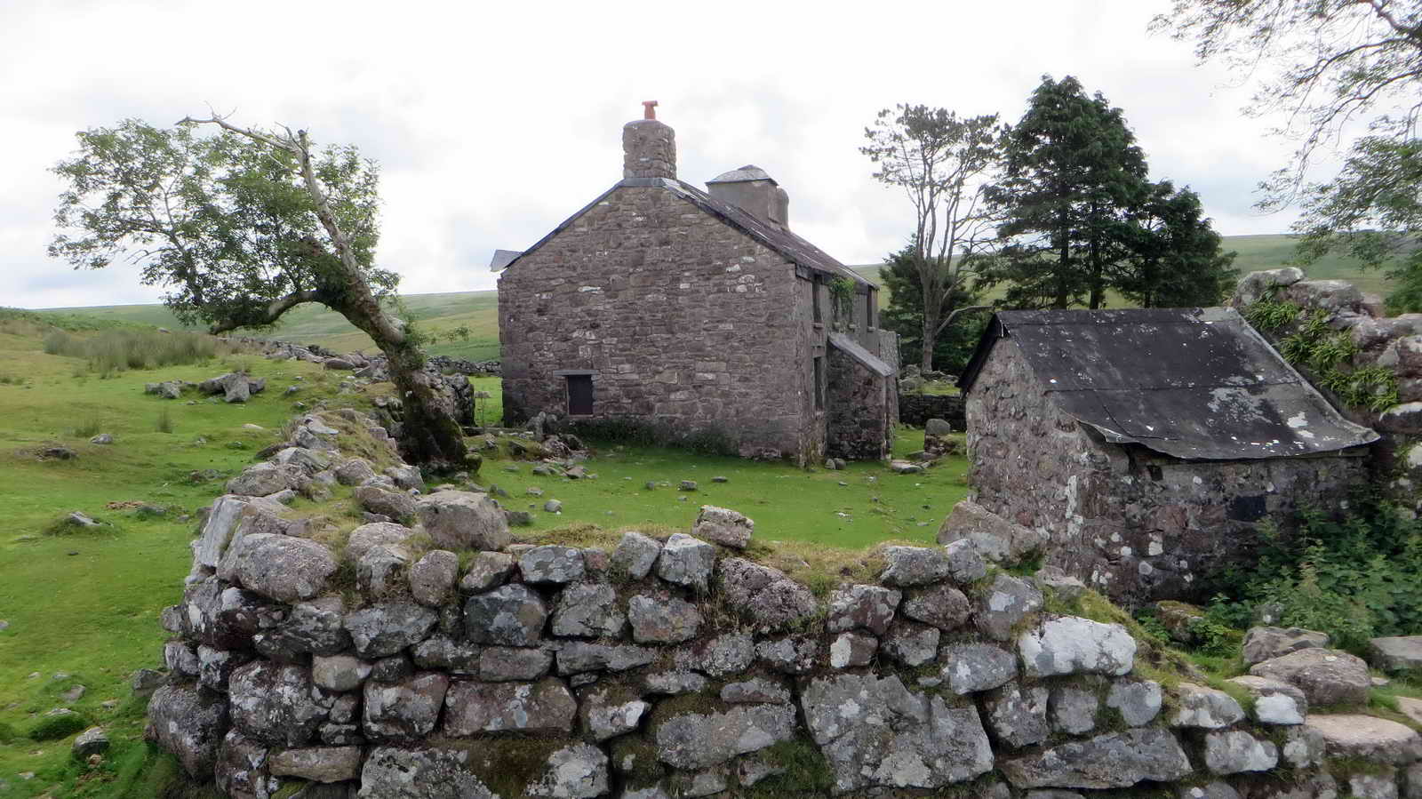 View of the house from the Western end