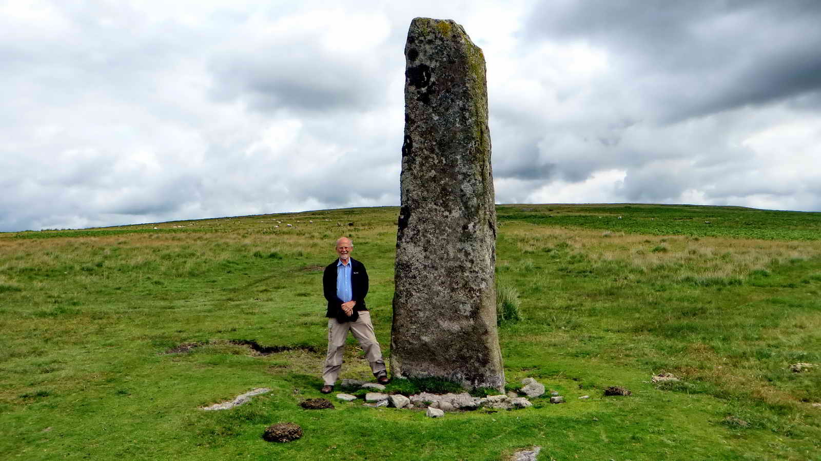 The menhir at Row 3