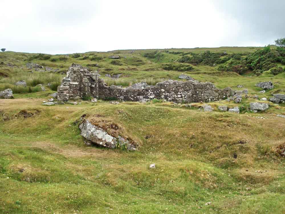 One of the many mine-related ruins at Whiteworks